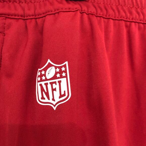 Nike Dri- Fit NFL Mens Arizona Cardina Short Size 3XL Red Logo Stretch Pull On - Picture 6 of 13